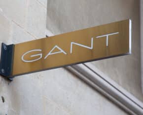 Bordeaux , Aquitaine / France - 11 25 2019 : Gant sign store luxury shop in street boutique