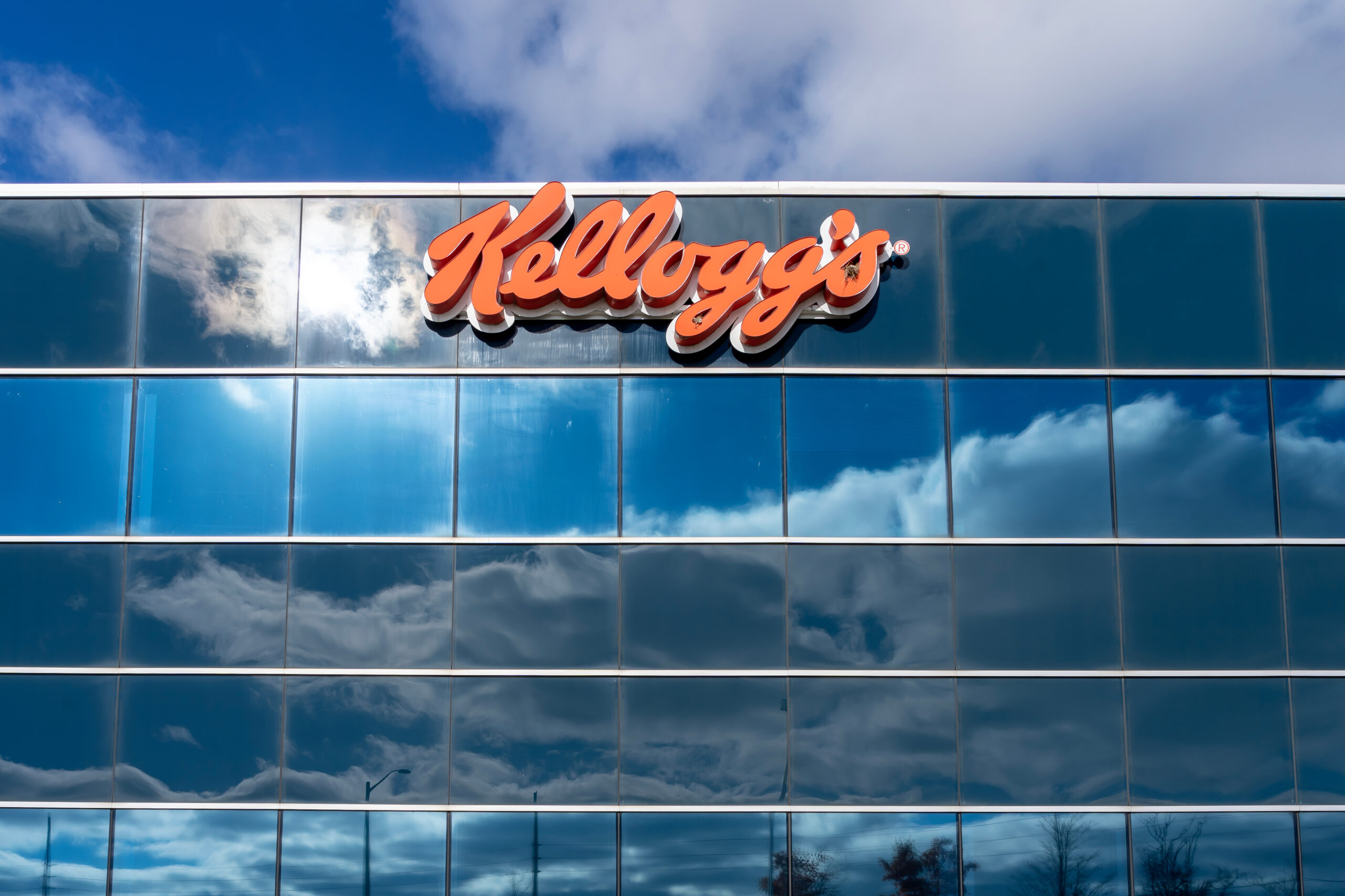 Mississauga, On, Canada - October 24, 2020: A close up Kellogg's