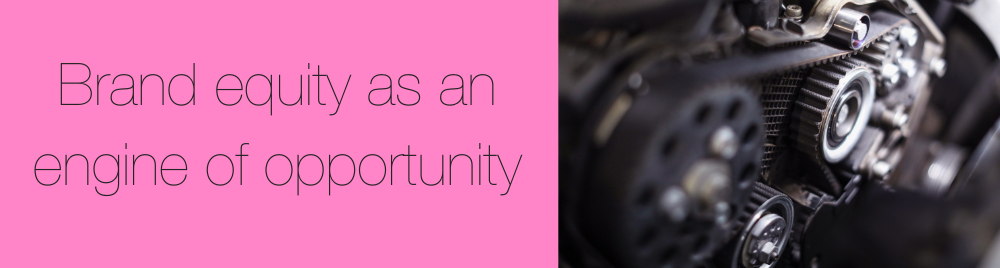 Brand equity as an engine of opportunity