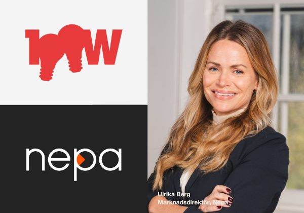 Nepa sponsrar 100-wattaren – förstärker satsningen på effektfrågan tillsammans med Sveriges Annonsörer