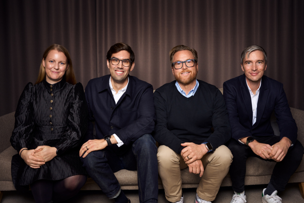 Lisa Gröning, Andreas Nordfors, Anders Dahl och Björn Vilson. Nepa.